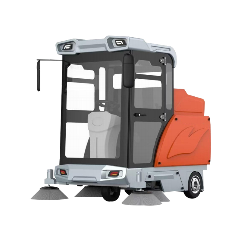 JCD-2100 Four-Wheel na Ganap na Nakapaloob na Sweeper